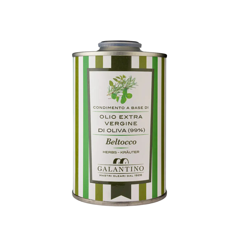 Huile d'olive extra vierge aux herbes aromatiques Beltocco 250ml Galantino - Galantino - Huile d'olive - - La Guilde Culinaire