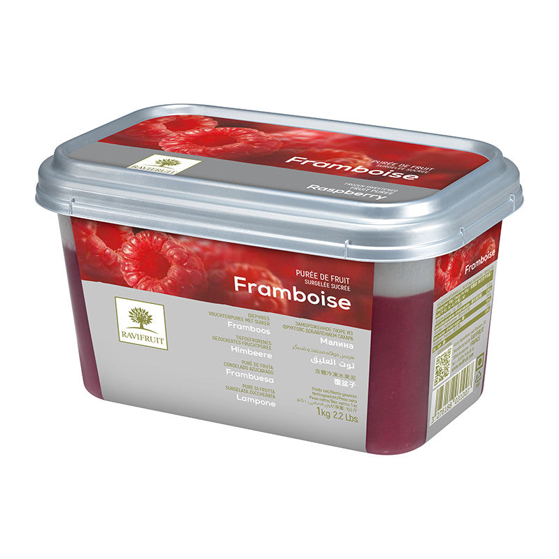 Purée de Framboise Surgelé 1kg    - Ravifruit - Purée de fruit -  - La Guilde Culinaire