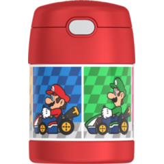 Contenant alimentaire FUNtainer avec cuillère 10oz (290 ml) - Mario Kart    - Thermos - Contenant pour aliment -  - La Guilde Culinaire