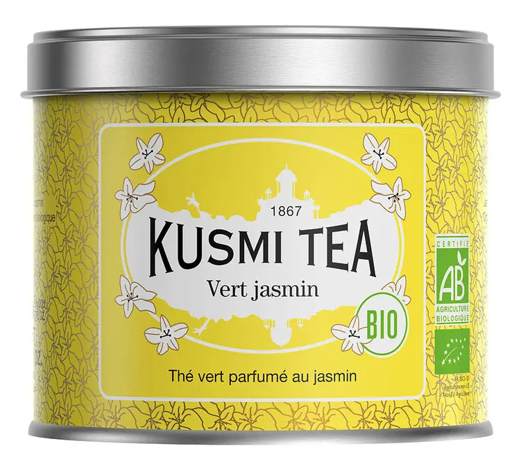 Thé Vert au Jasmin 100g   - Kusmi Tea - Thé et infusion - KM0499 - La Guilde Culinaire