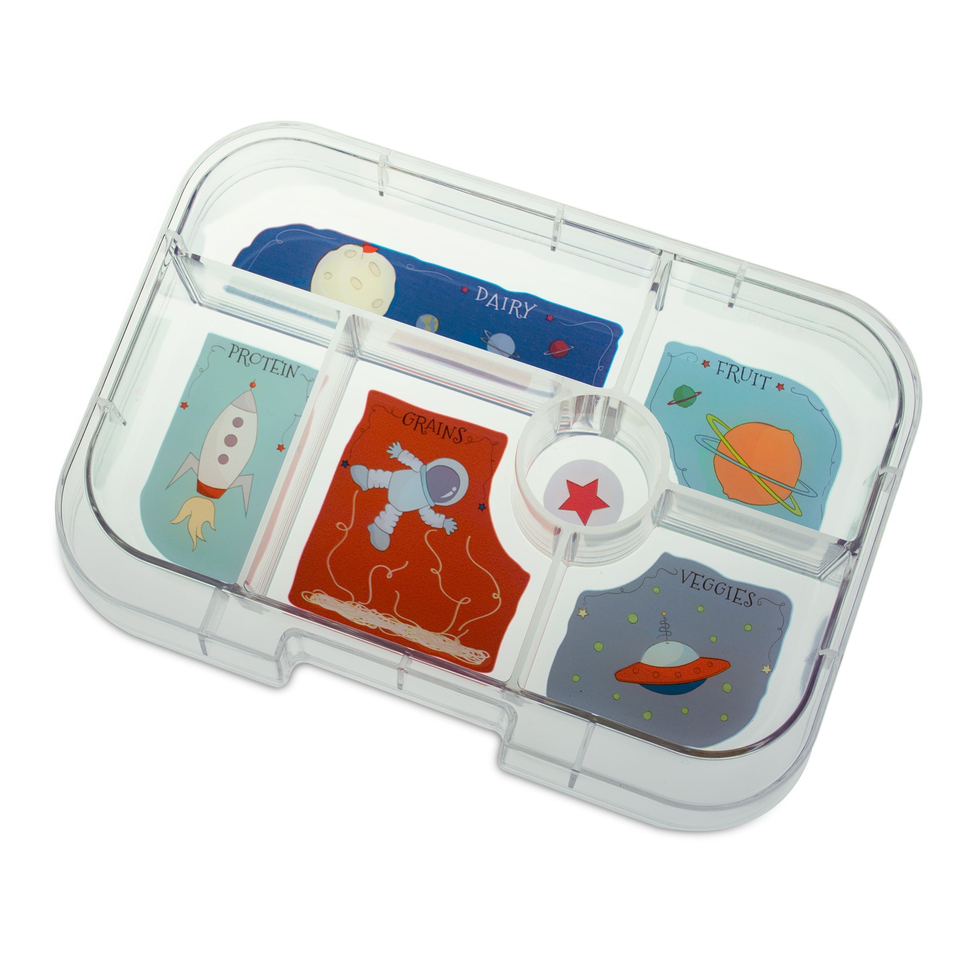 Yumbox Bento – Original – Roar Red avec plateau Rocket (6 compartiments)    - Yumbox - Boîte à repas -  - La Guilde Culinaire