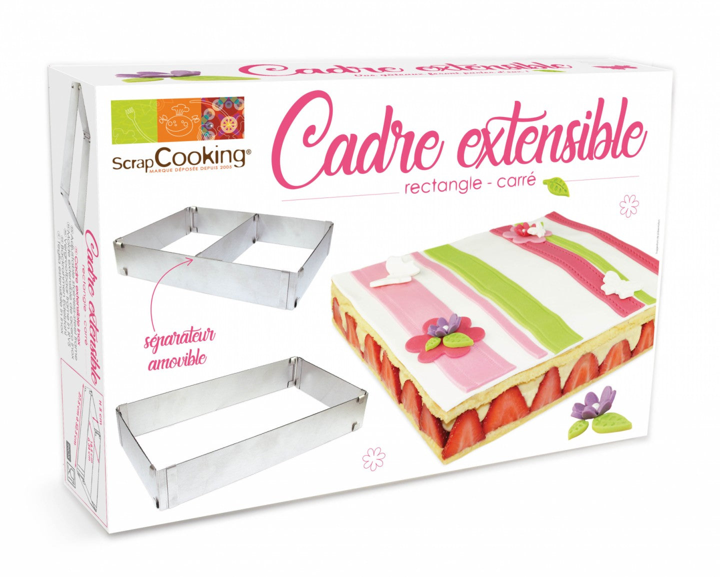 ScrapCooking - Kit de 6 Supports à Gâteaux Ronds - Carton