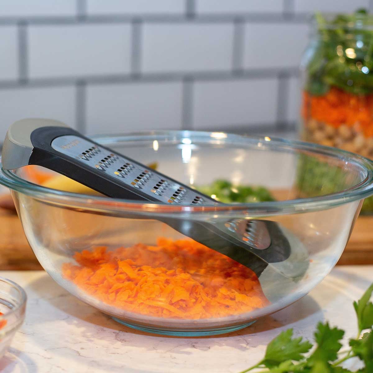 Râpe pour carottes Microplane Gourmet acier inox