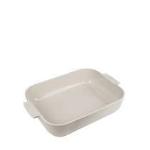 APPOLIA - Plat four en céramique rectangle écru 40cm-16"    - Peugeot - Plat pour four -  - La Guilde Culinaire