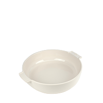 APPOLIA - Plat four en céramique rond écru 34cm-13,4"    - Peugeot - Plat pour four -  - La Guilde Culinaire