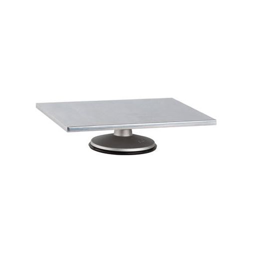 Table tournante rectangulaire en aluminium 12''x16''x4''    - SG - Accessoire -  - La Guilde Culinaire