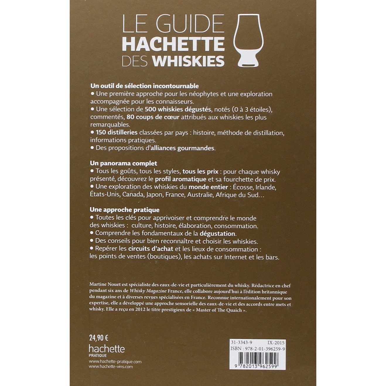 Le Guide Hachette des Whiskies    - Hachette Ed. - Livre de cuisine -  - La Guilde Culinaire