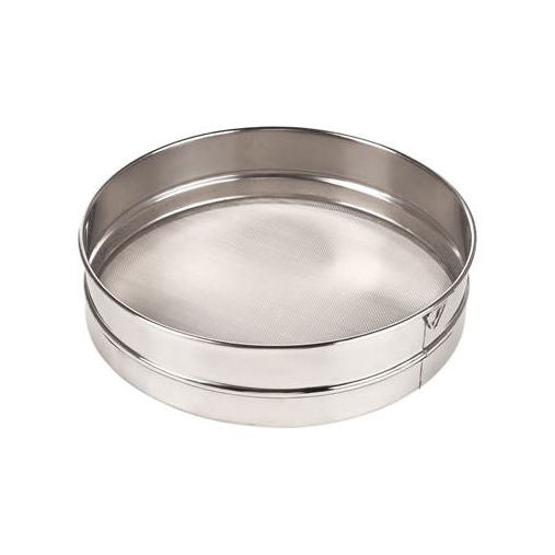 Tamis à farine en inox 10" - 25 cm    - SG - Tamis -  - La Guilde Culinaire