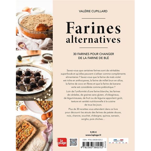 Farines alternatives    - La Plage Ed. - Livre de cuisine -  - La Guilde Culinaire