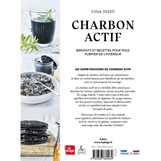 Charbon actif !    - La Plage Ed. - Livre de cuisine -  - La Guilde Culinaire