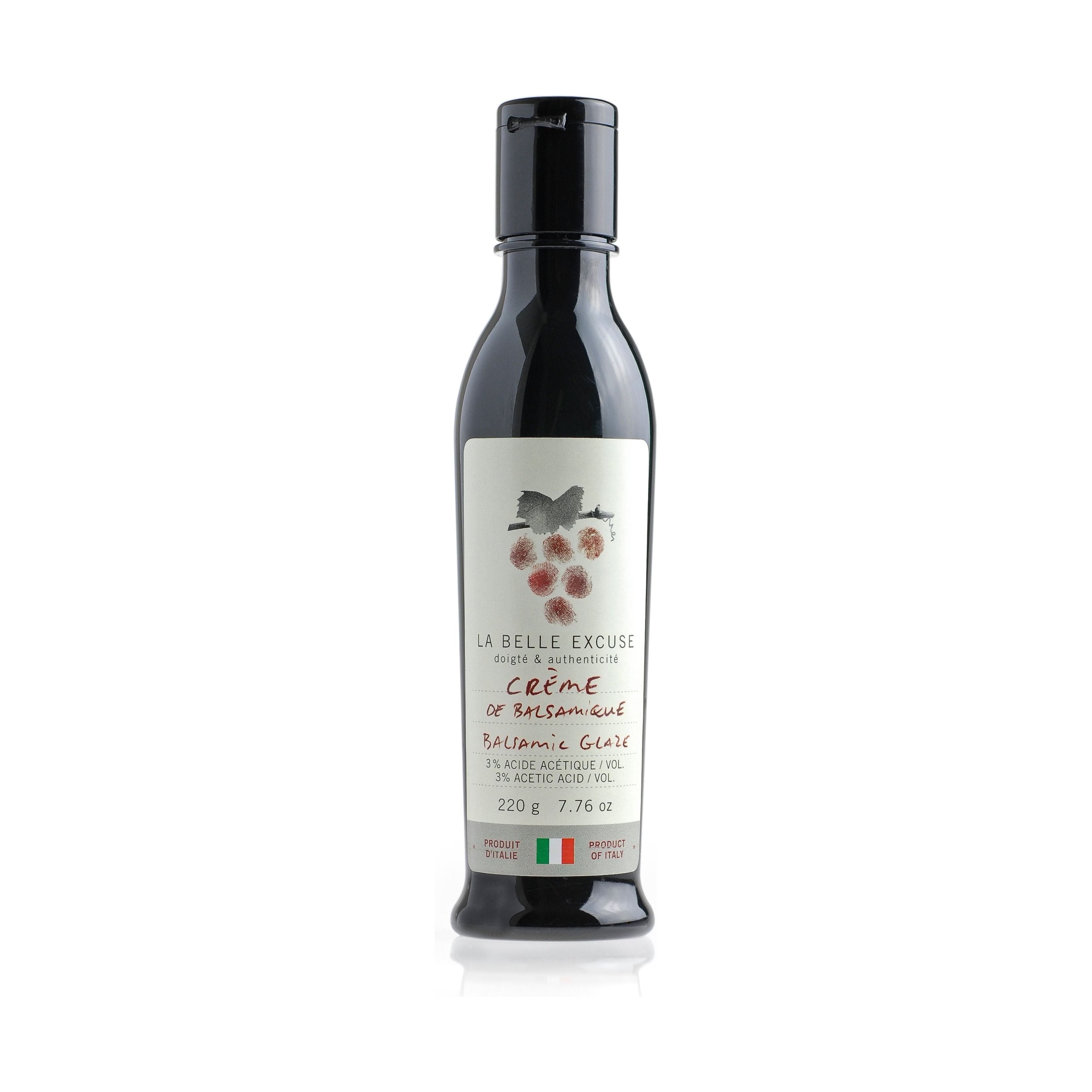 Crème de balsamique traditionnel 220g    - La Belle Excuse - Vinaigre -  - La Guilde Culinaire