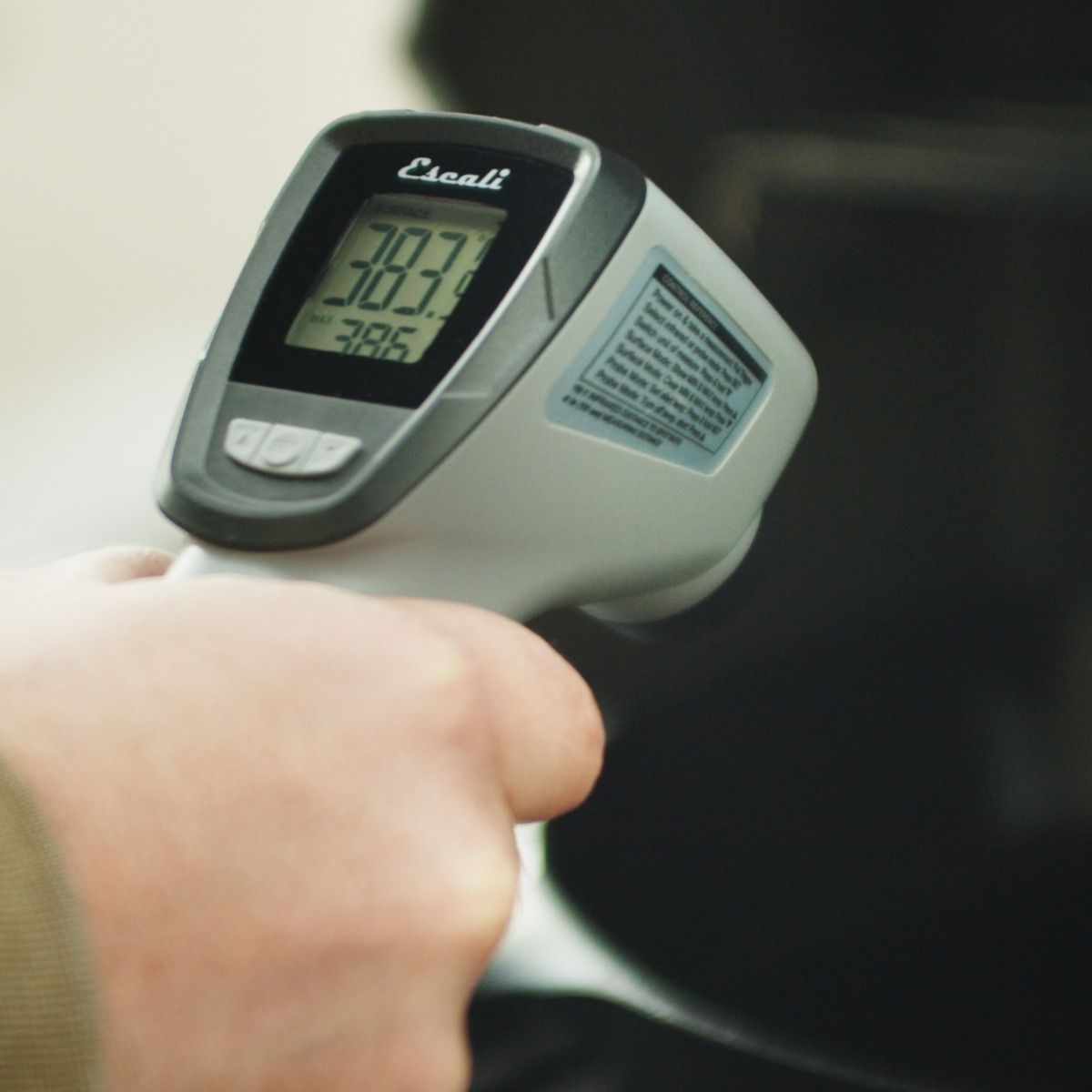 EJ.life Thermomètre infrarouge de cuisine Pistolet de température numérique  sans contact avec thermomètre infrarouge DT8550KH