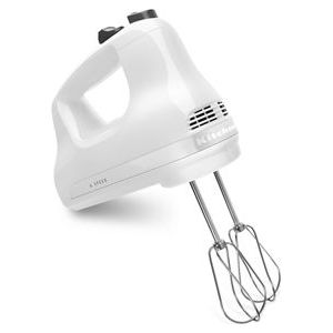 Batteur à main Ultra Power 5 vitesses Blanc   - Kitchenaid - Batteur à main - KHM512WH - La Guilde Culinaire