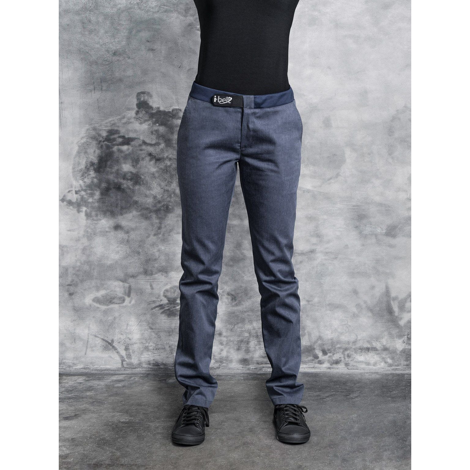 Pantalon de cuisine Notus Denim *    - Clement Design - Pantalon cuisine femme -  - La Guilde Culinaire