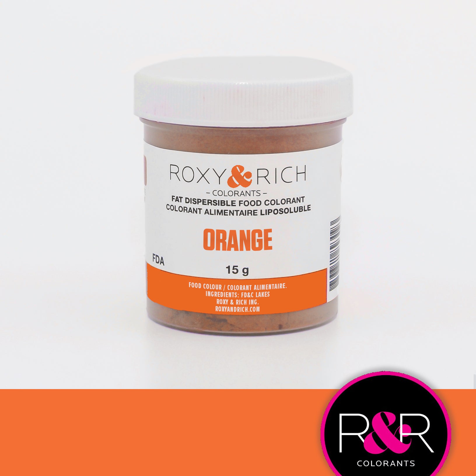 Colorant alimentaire naturel liposoluble orange 40 g
