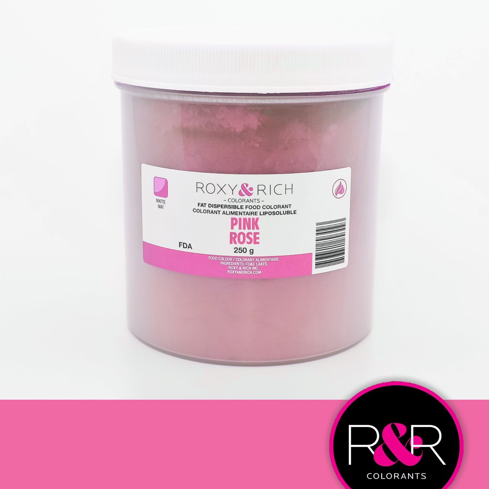 Colorant alimentaire en poudre, rose, soluble dans l`eau, 9113, Ruth, 50  grammes, Pe peut