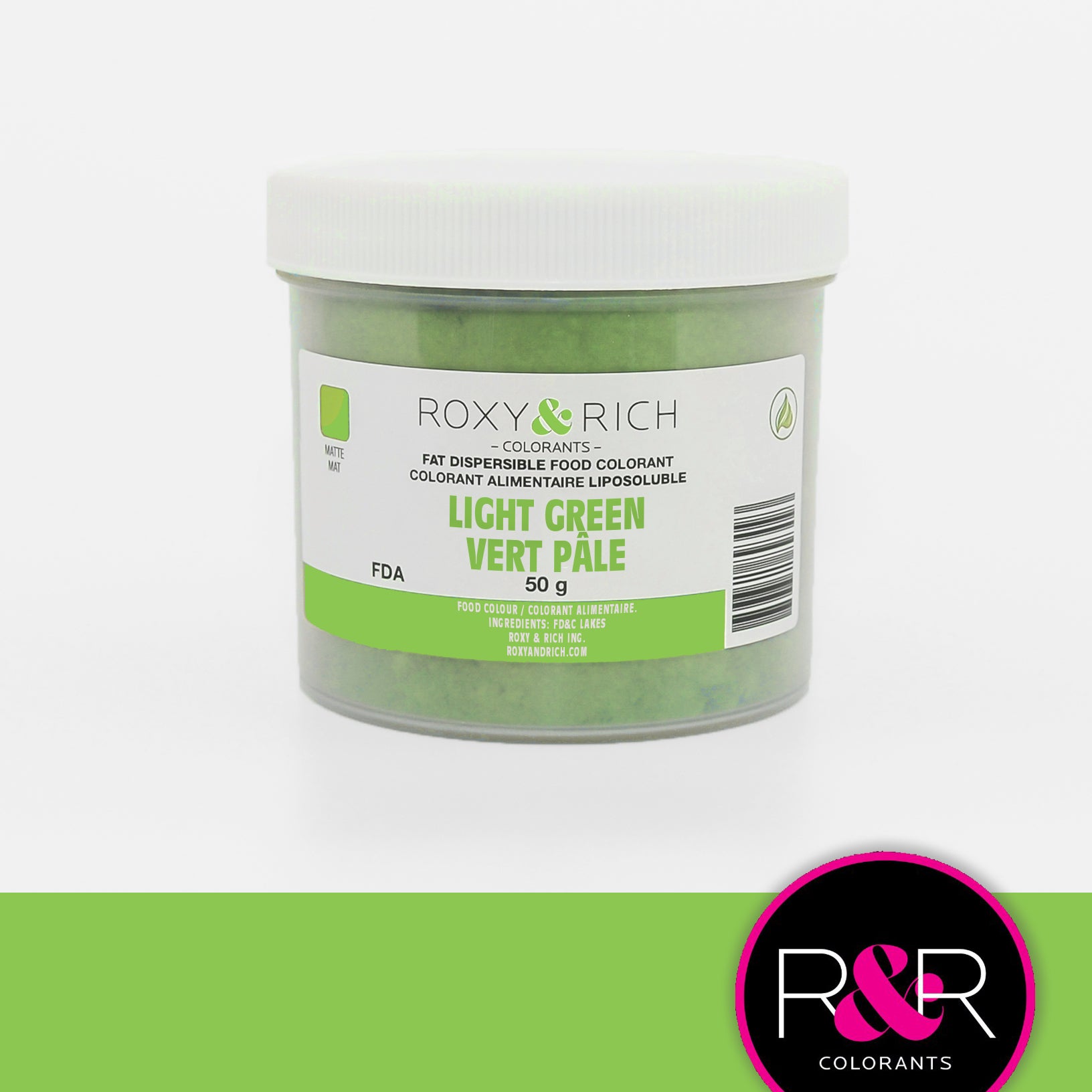Colorant Alimentaire Liposoluble Naturel Vert - Roxy & Rich