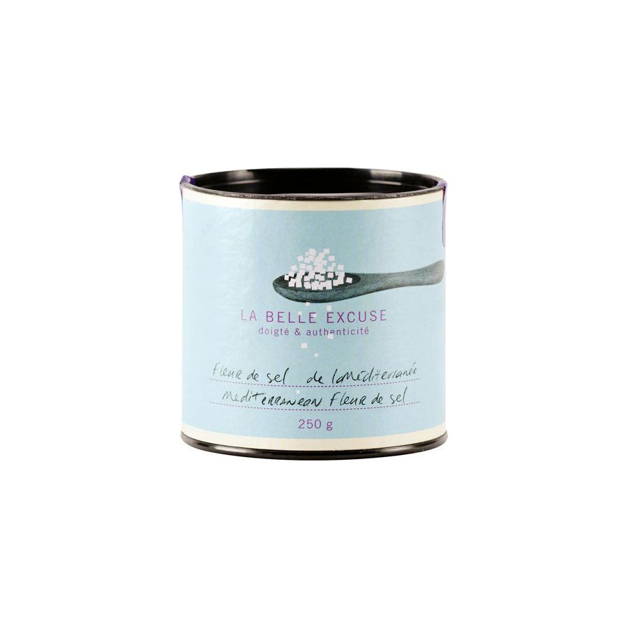 Fleur de sel de la Méditerranée 250g   - La Belle Excuse - Sel - fleurdesel250 - La Guilde Culinaire