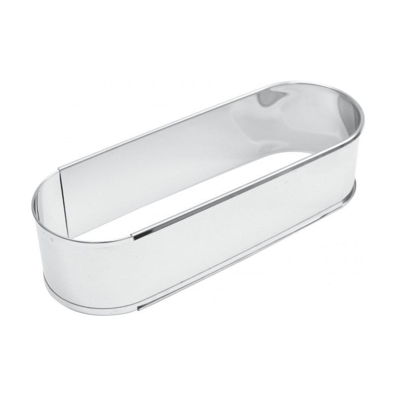 Cadre pâtissier ovale extensible inox de 27 à 40 cm    - Scrapcooking - Cadre à pâtisserie -  - La Guilde Culinaire