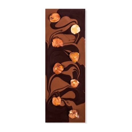 Tablette Pâques - Marbrée gianduja et noisettes    - Chocolat Boréal - Tablette de chocolat -  - La Guilde Culinaire