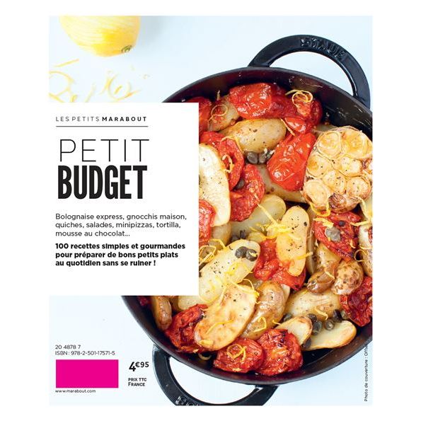 Petit budget : 100 recettes testées pour vous    - Marabout - Livre de cuisine -  - La Guilde Culinaire