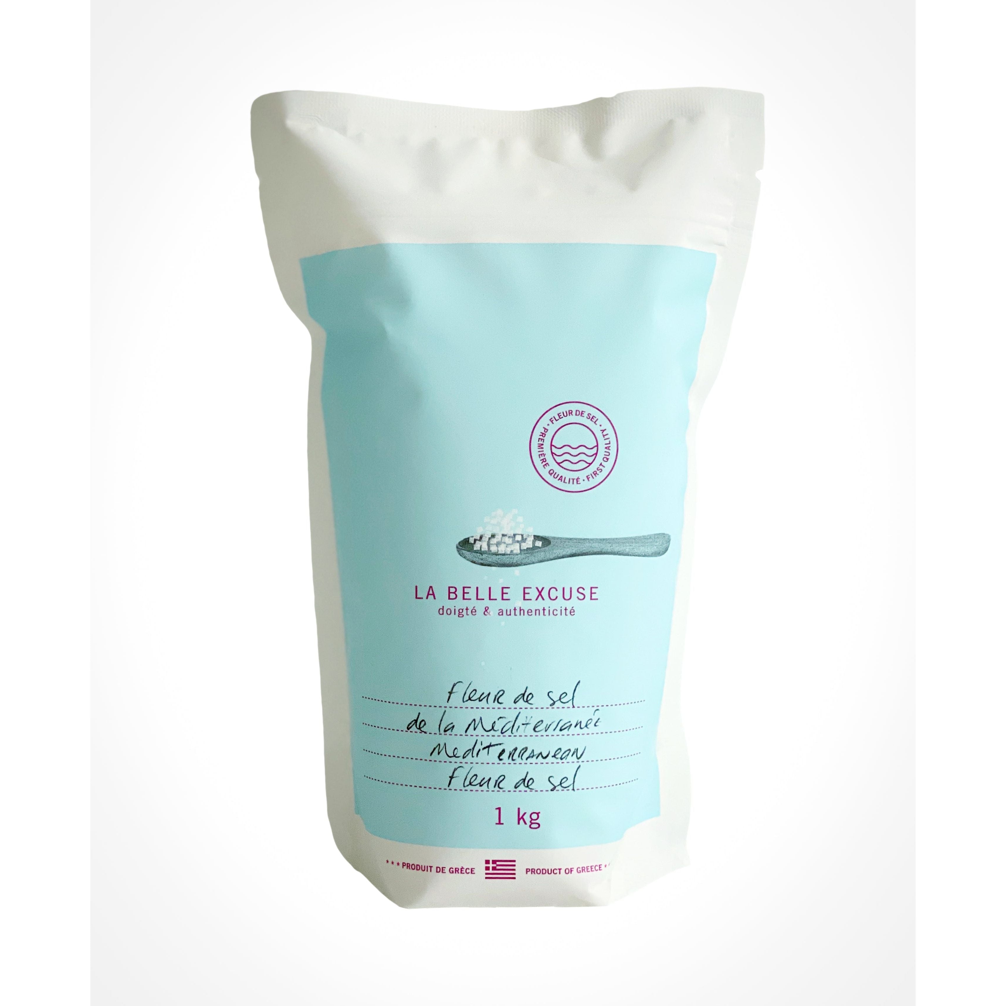 Fleur de sel de la Méditerranée 1kg   - La Belle Excuse - Sel - LBE-FDS1 - La Guilde Culinaire